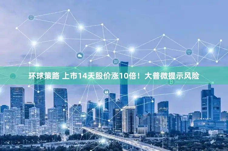环球策路 上市14天股价涨10倍！大普微提示风险